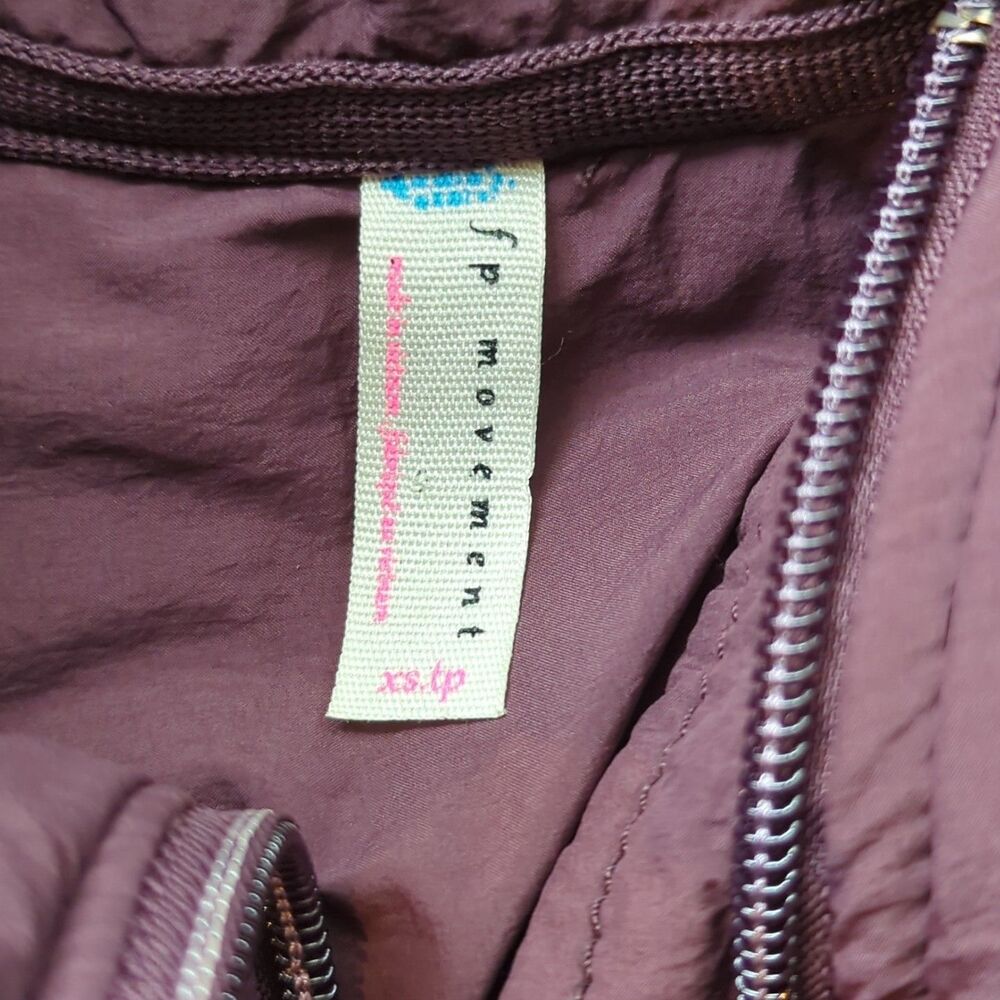 Free People FP Movement Pippa Packable Puffer Jacket XS eggplant - Picture 5 of 8